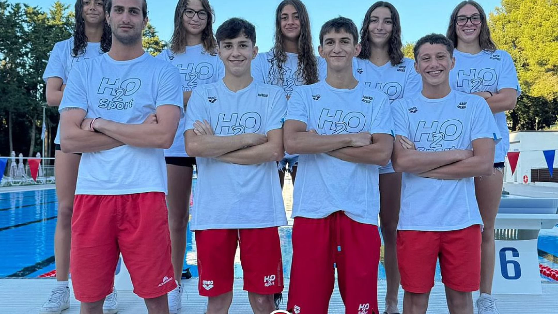 Nuoto: l'H20 sport schiera le sue frecce tricolori ai campionati di Categoria a Roma